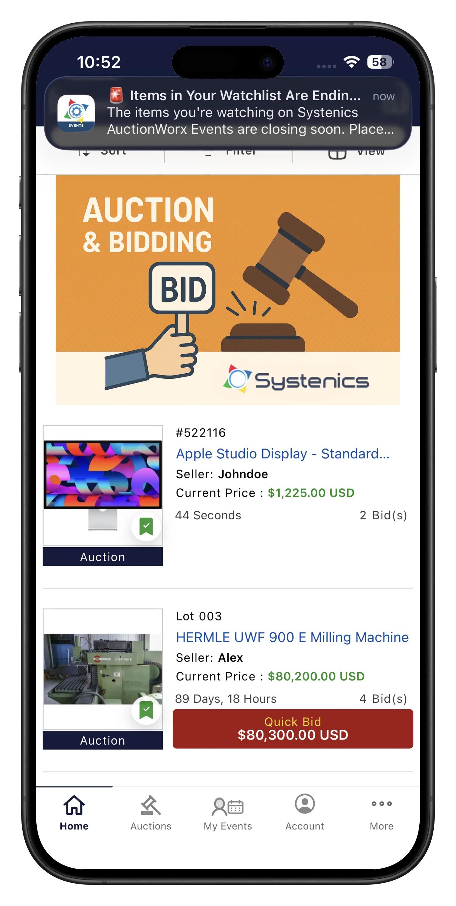 Daily watchlist summary notification, Pro plan